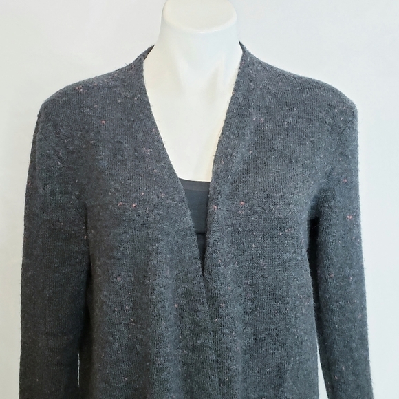 Madewell Donegal Kent Open Front Cardigan Sweater Coziest Yarn Gray - Picture 3 of 14